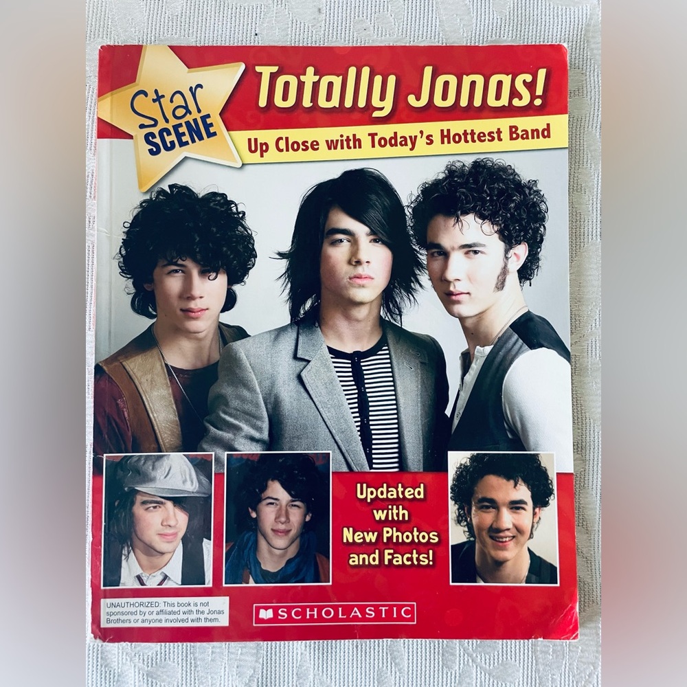 Jonas Brothers Scholastic Star Scene magazine 2008